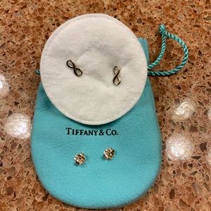 Tiffany and Co. brand new earrings new without tags copy of receipt attached